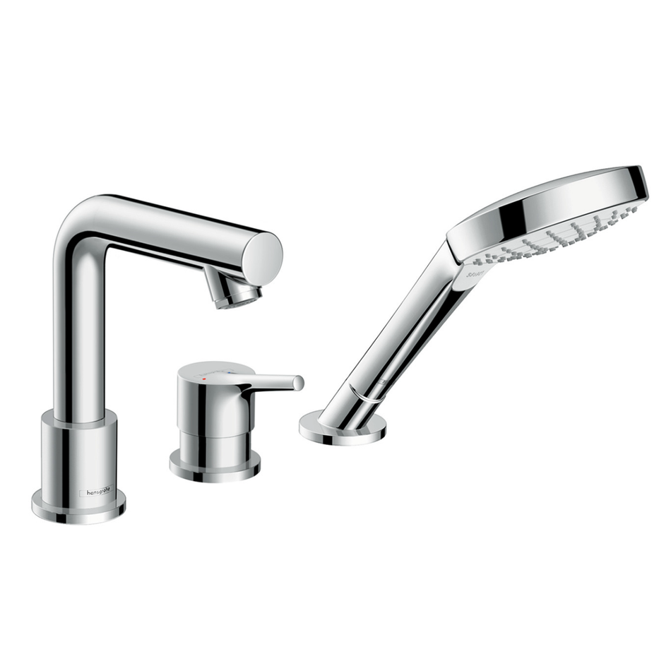 Смеситель для ванны Hansgrohe Talis S врезной на 3 отверстия Хром (72417000)