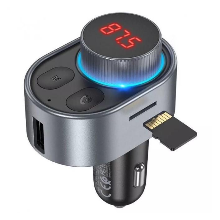 Зарядное устройство для FM-модулятора Hoco FM Launcher E62 20W 2xUSB/Type-C Черный - фото 5