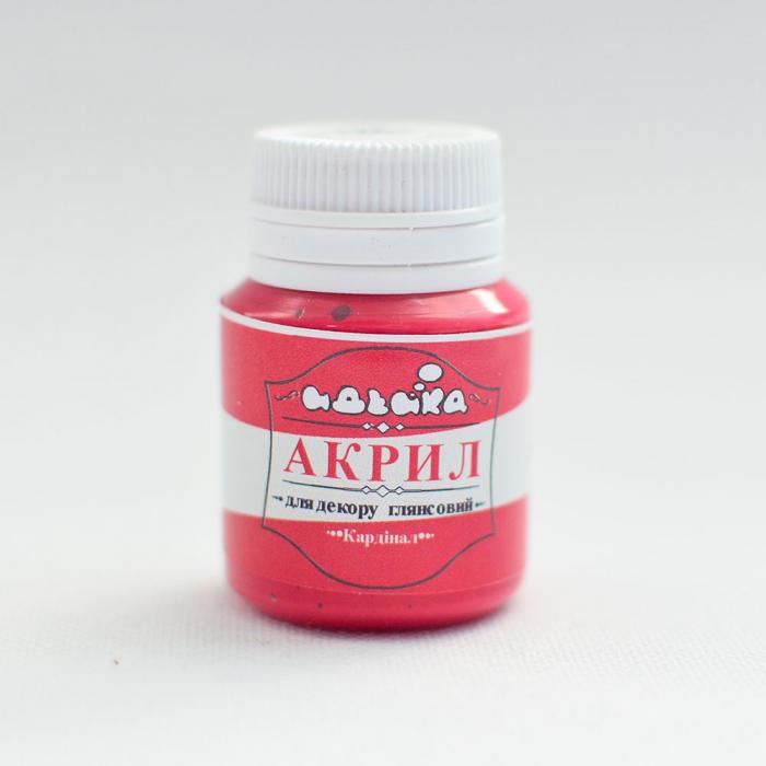 Акриловая краска Идейка 20 мл Кардинал (skl-98278)