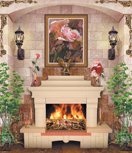 Фотообои Ролес Камин Галант 207х242