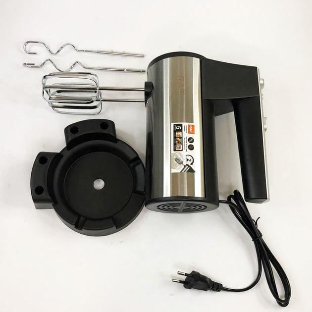 міксер механічний RAF R.6629A з насадками 5 режимами роботи 800 Вт (28431822)