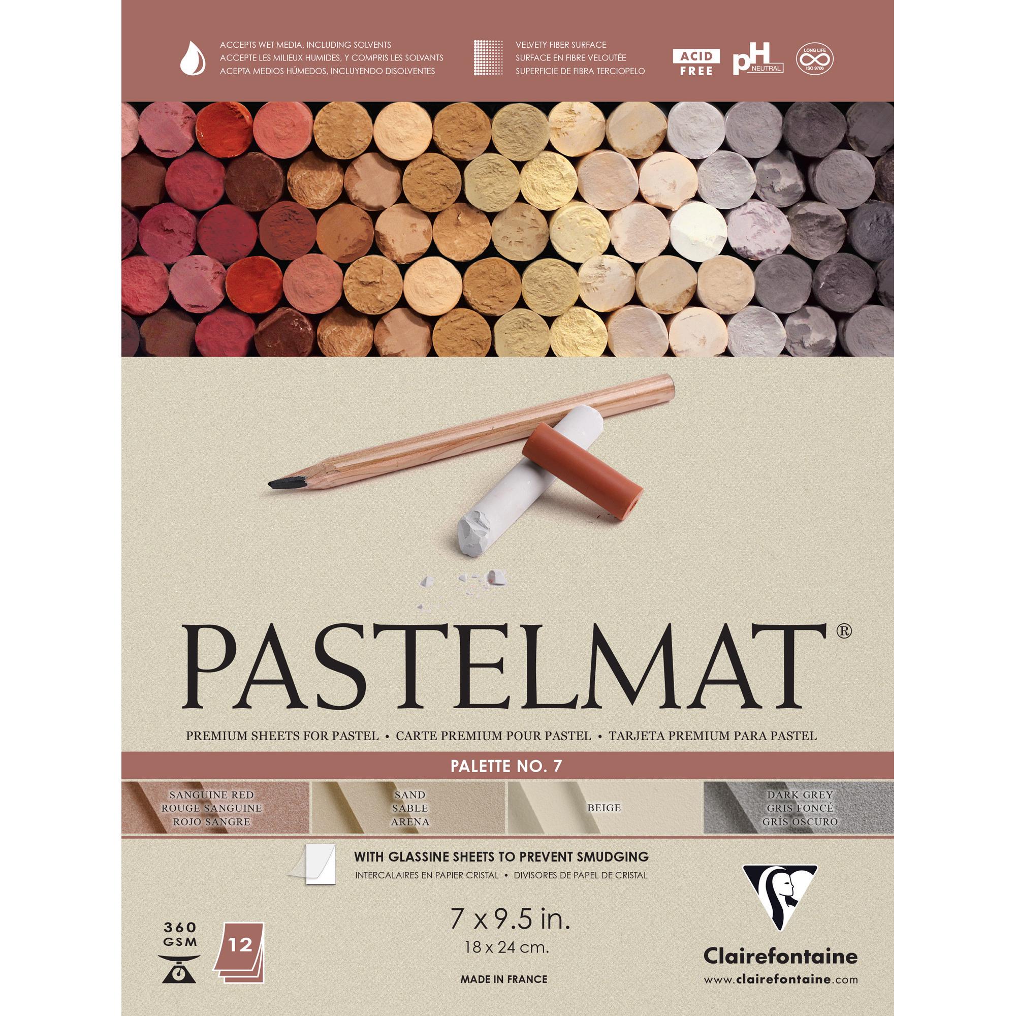 Папір для пастелі Clairefontaine Pastelmat №7 18x24 см 12 аркушів (96052C) Папір для пастелі Clairefontaine Pastelmat №7 18x24 см 12 аркушів (96052C)