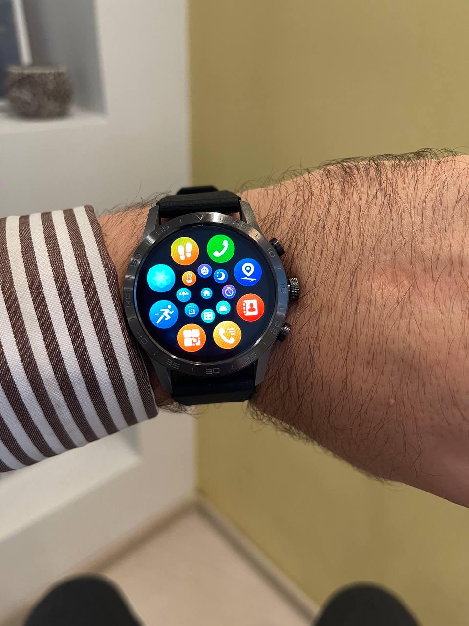 ᐉ Смарт-часы мужские Smart DT07 Dark • Купить в Киеве, Украине • Лучшая ...