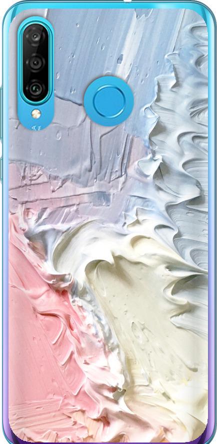 Чехол на Huawei P30 Lite Пастель v1 (3981t-1651-42517)