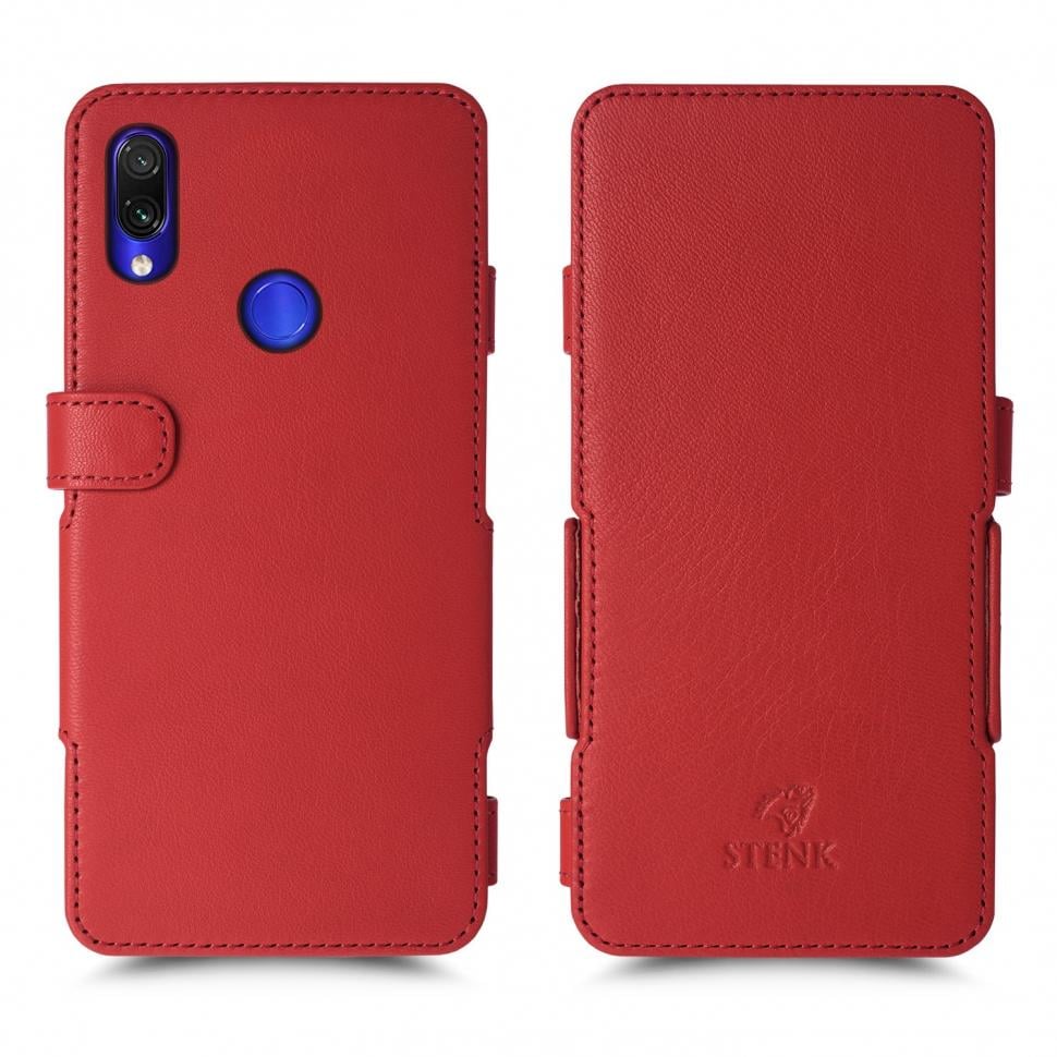 Чехол книжка Stenk Prime для Xiaomi Redmi Note 7 Красный (62729)