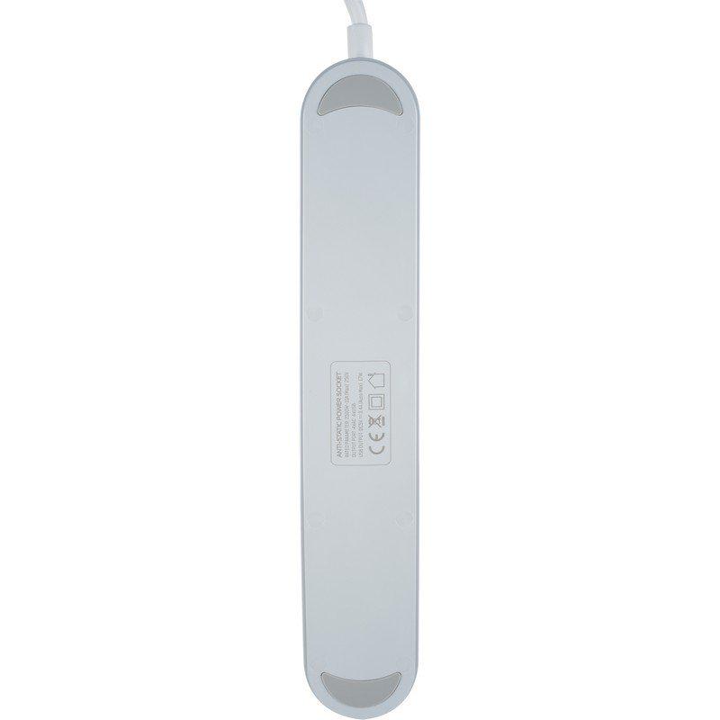 Фильтр сетевой Gelius G-Power GP-PS-001 4-220V/4 USB порта 3,4A 2 м White (58011) - фото 5 Фильтр сетевой Gelius G-Power GP-PS-001 4-220V/4 USB порта 3,4A 2 м White (58011) - фото 5