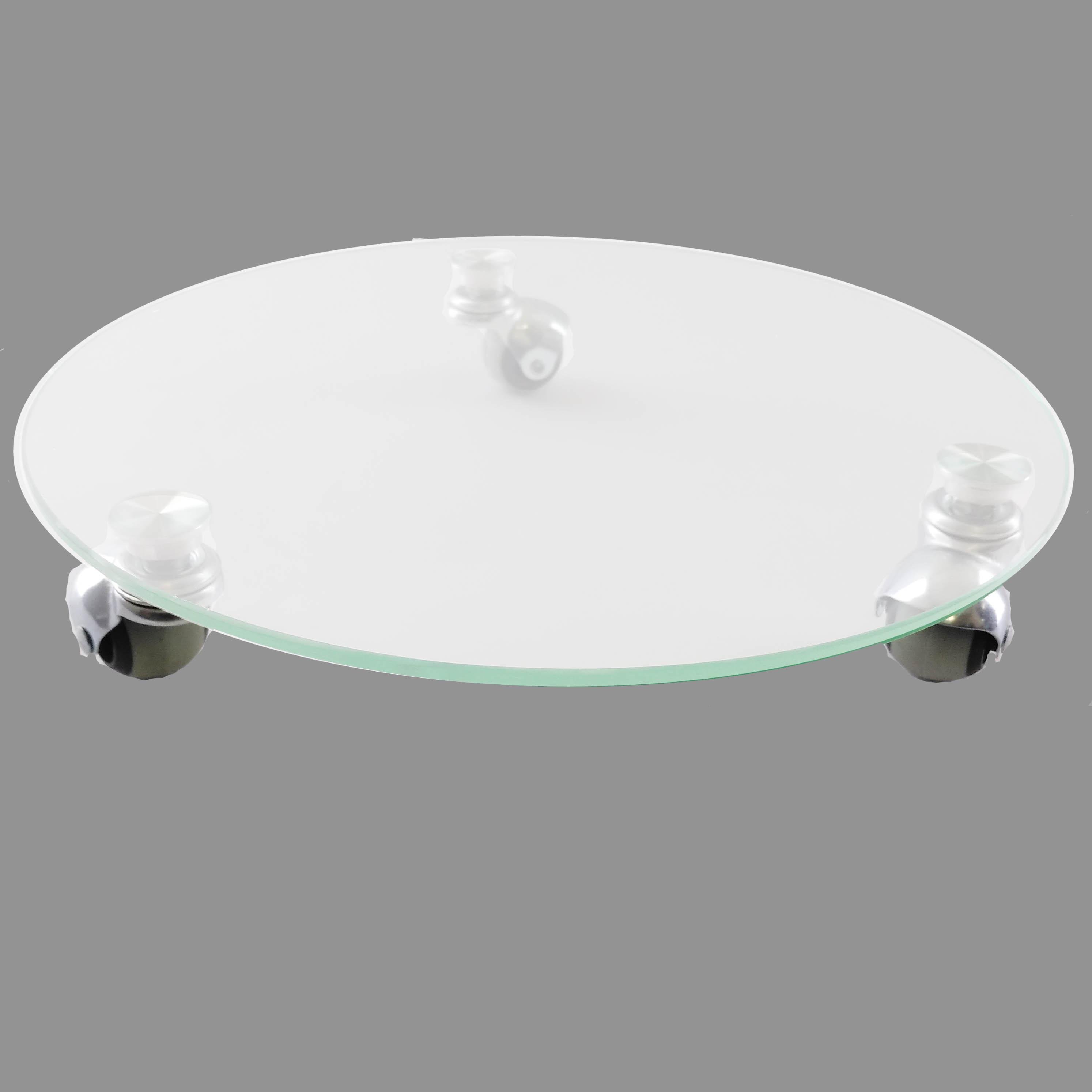 Підставка для квітів Commus Commus ULTRA III 40 s8-10rez скляна на прогумованих коліщатках 40 см Білий (240000077) - фото 2