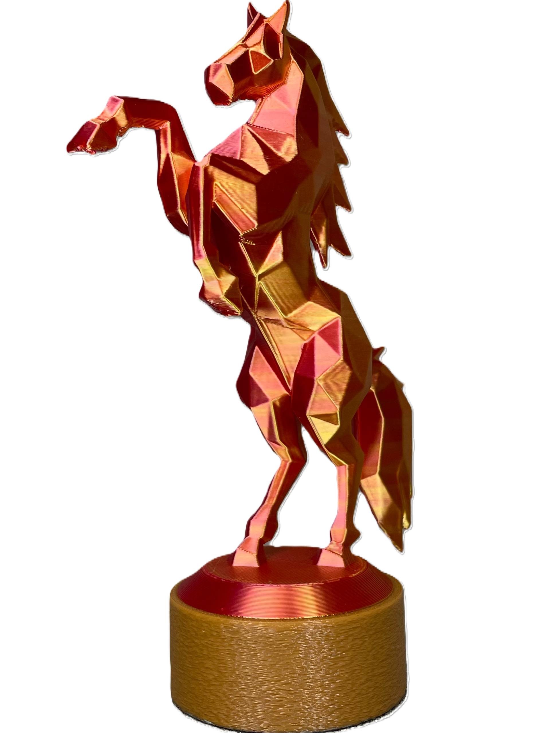 Статуетка Кінь вогняний 53x90x160 мм Червоно-золотий (FH26-STA-P01L-LED) Статуетка Кінь вогняний 53x90x160 мм Червоно-золотий (FH26-STA-P01L-LED)