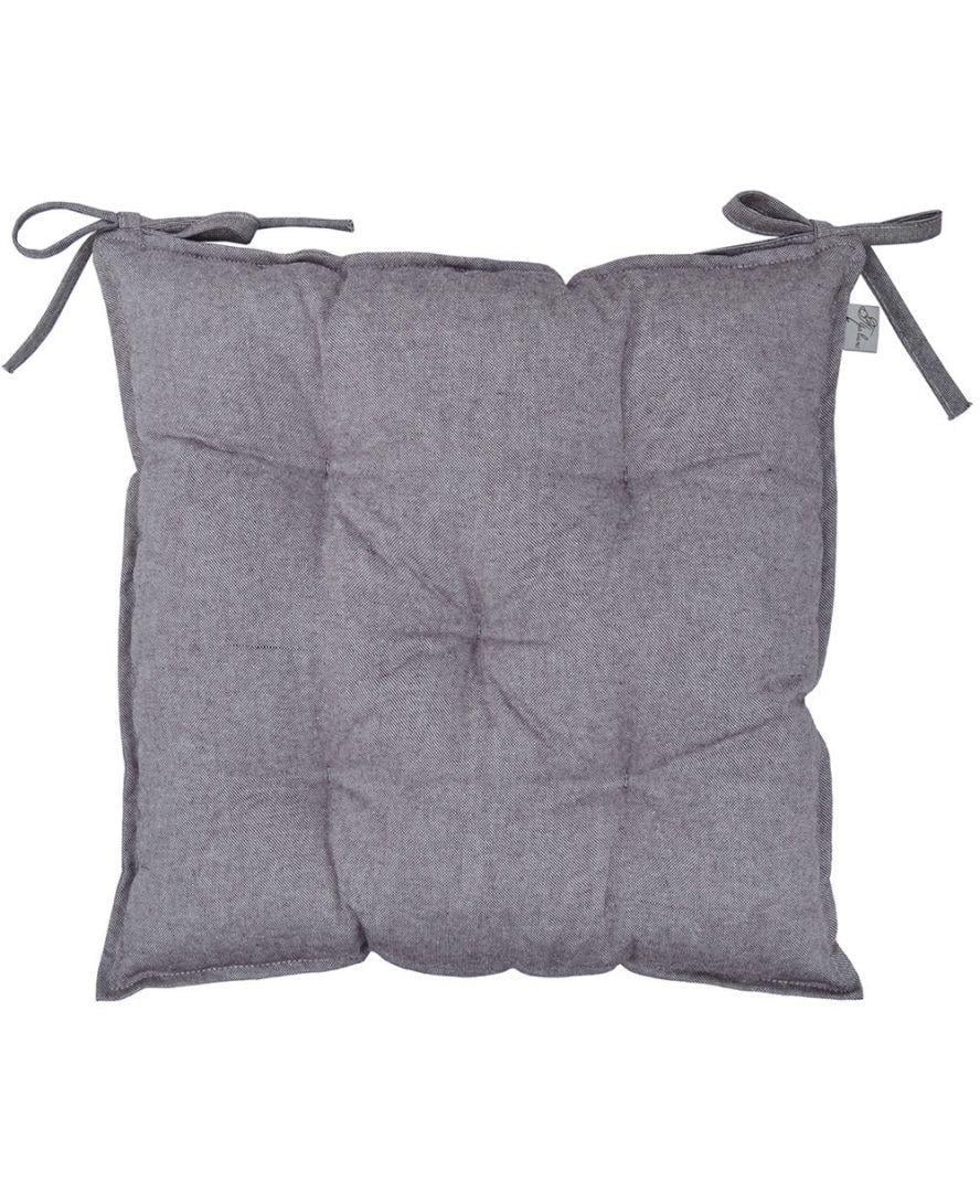 Подушка на стул 40х40 см Баклажан