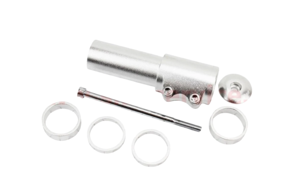 Удлинитель штока вилки HR-117 1 1/8" 28,6х120 мм в сборе алюминиевый Серый (406514) Удлинитель штока вилки HR-117 1 1/8" 28,6х120 мм в сборе алюминиевый Серый (406514)