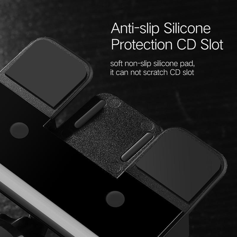 Автотримач в CD слот Ugreen Car Mount 360° Чорний - фото 6