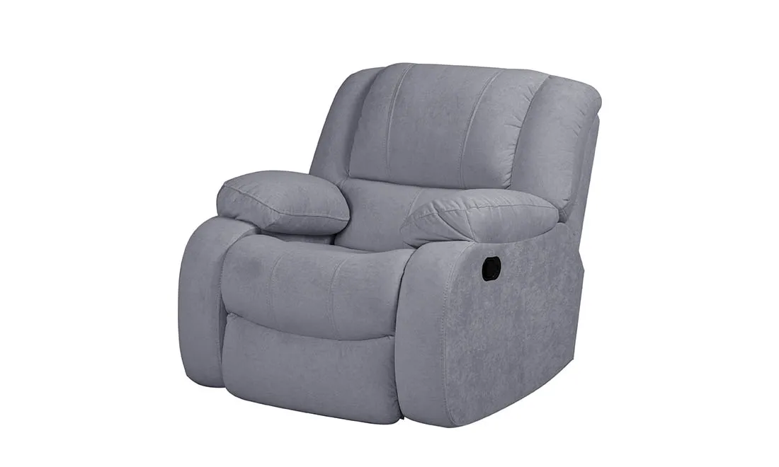 Крісло Ремо з гойдалкою та механічним реклайнером Сірий (740361)