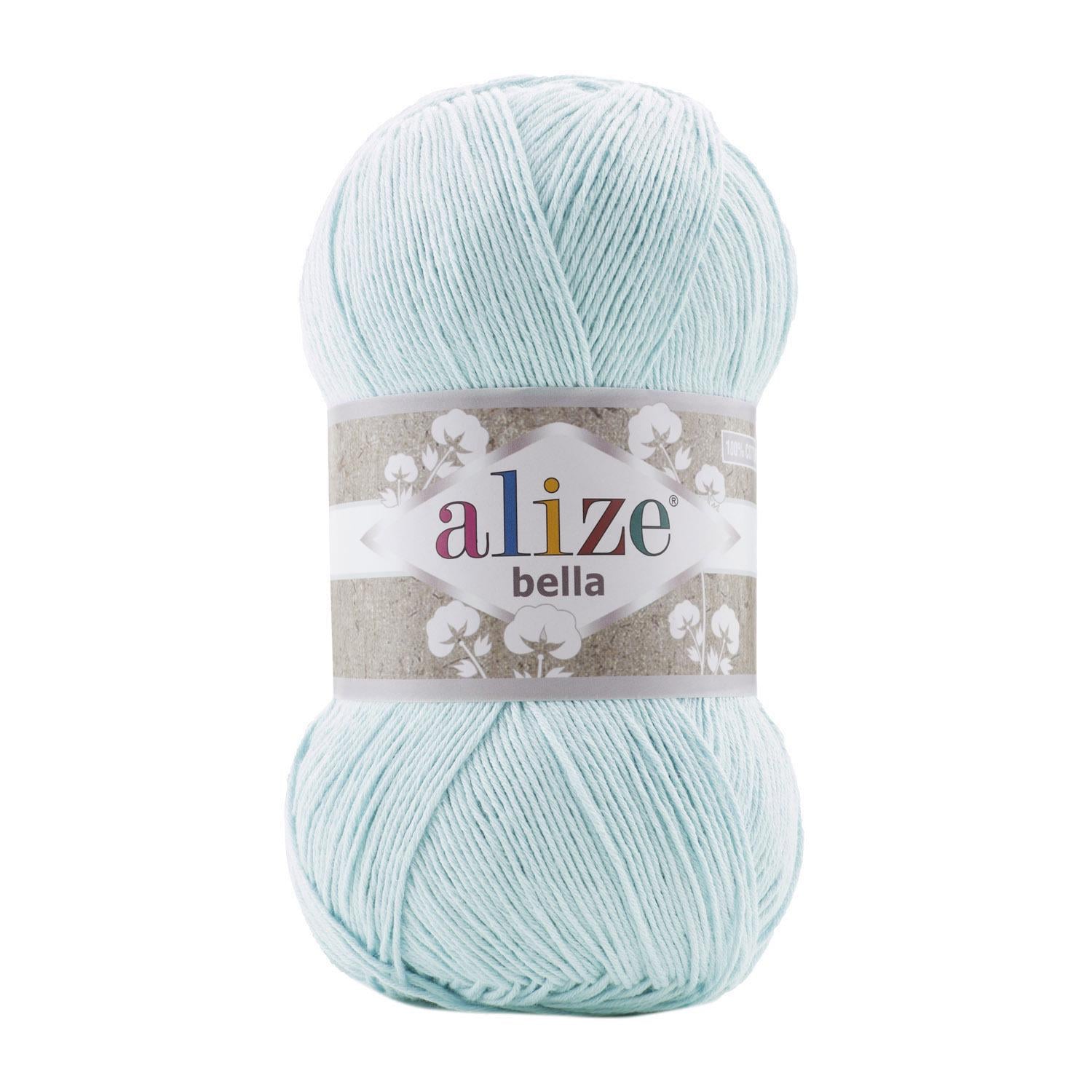 Пряжа Alize Bella 100 514 світло блакитний (7570)