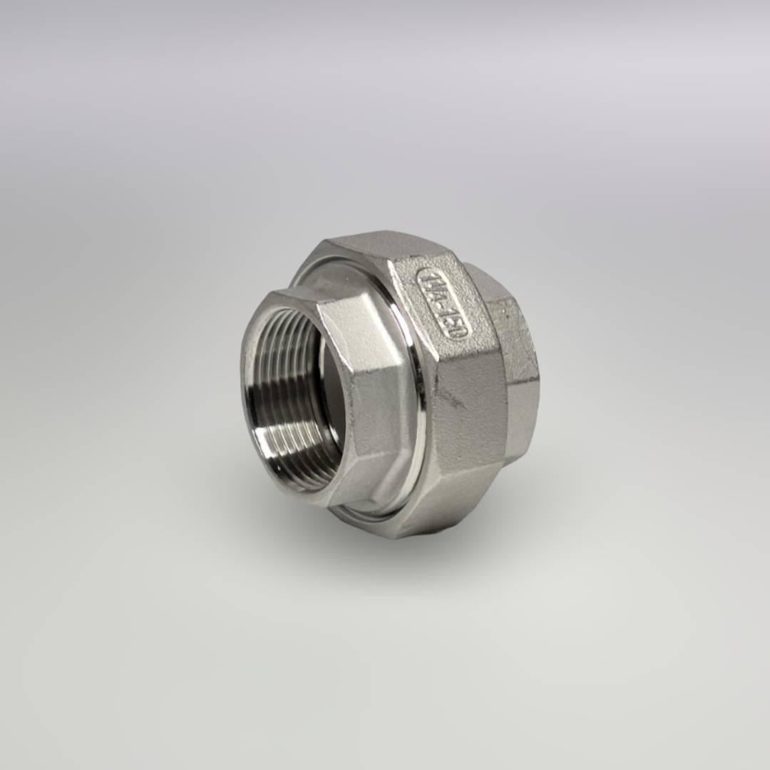 Американка внутренняя-внутренняя ДУ32 н/ж сталь AISI304 с прокладкой PTFE/Class 150/резьба BSP 1-1/4" (31774841)