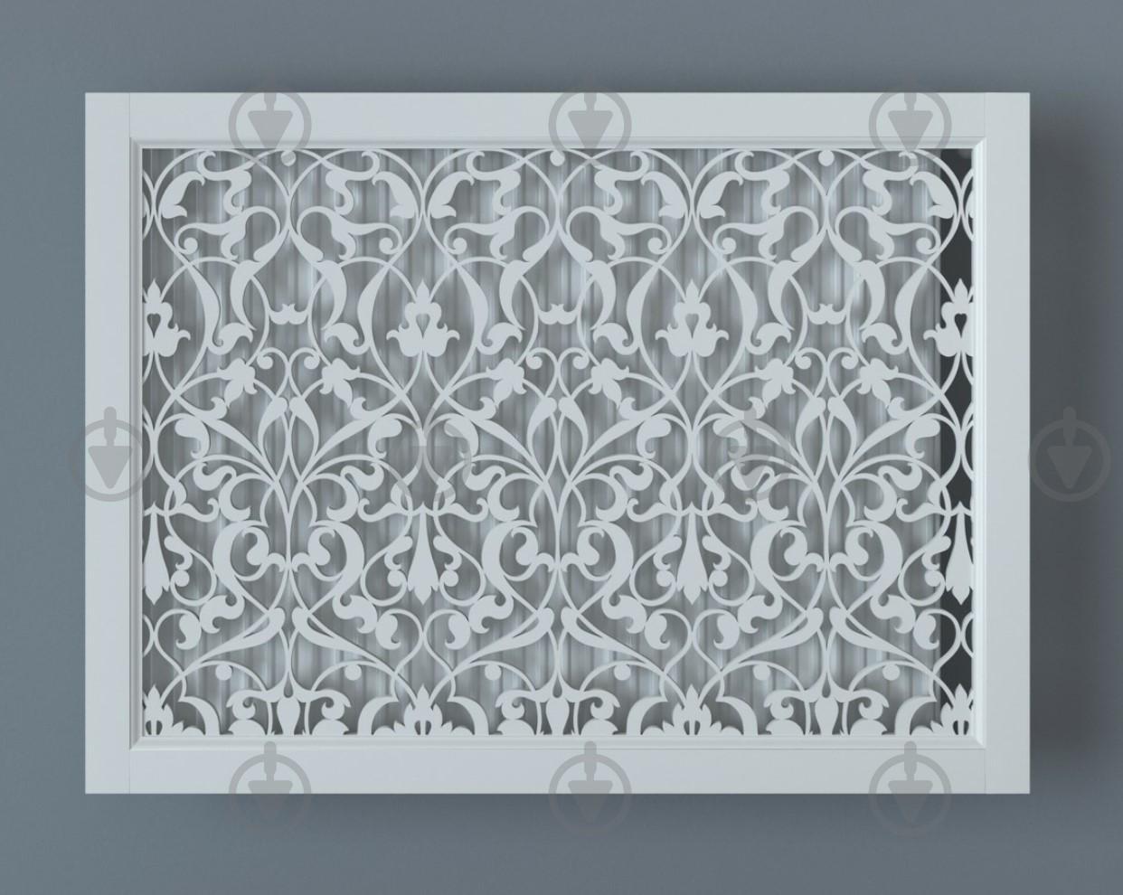 Экран-решетка декоративная на батарею отопления R30-F110 Белый (25282588) - фото 2 Экран-решетка декоративная на батарею отопления R30-F110 Белый (25282588) - фото 2