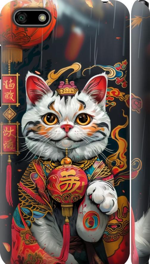 Чехол на Huawei Honor 7A China Cat v2 (6135m-1805-42517)