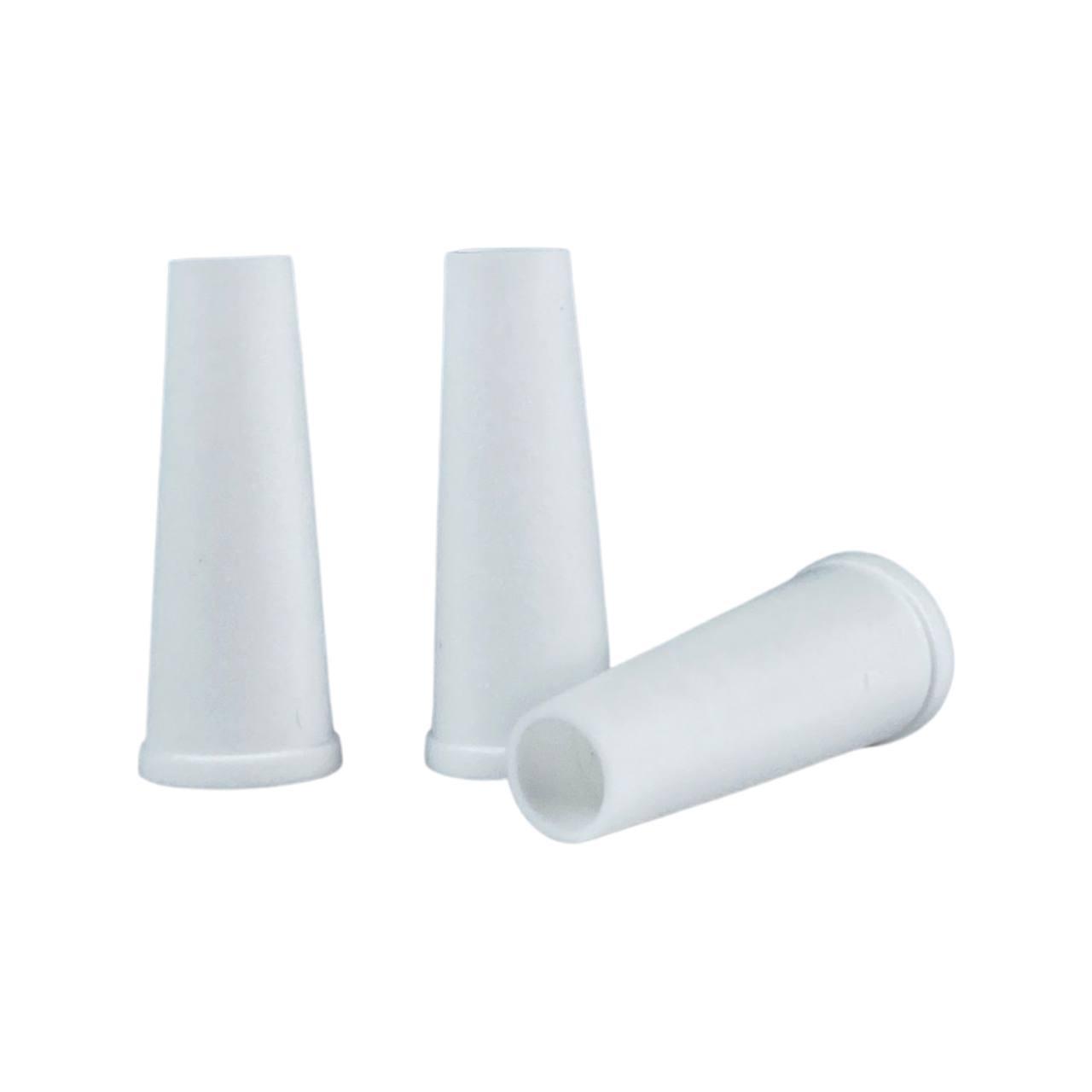 Мундштуки одноразовые конус с бортом 100 шт. Белый (2250636582)