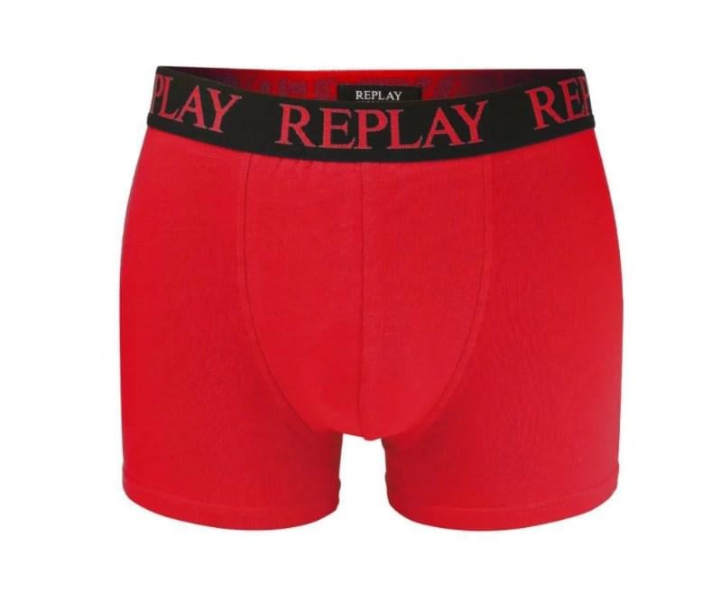 Трусы-боксеры мужские анатомические Replay 2 шт. S Черный/Красный (86575276) - фото 5 Трусы-боксеры мужские анатомические Replay 2 шт. S Черный/Красный (86575276) - фото 5