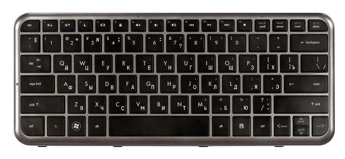 Клавиатура для ноутбука HP Pavilion DM3-1000 Gray Frame Black