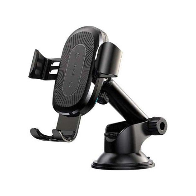 Автотримач з функцією бездротової зарядки BASEUS Wireless Charger Gravity Car Mount Black (32569)