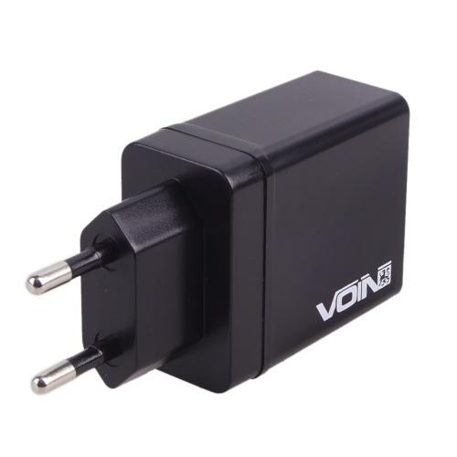 Зарядное устройство для телефонов Voin LC-34830 30 W 3 USB QC3.0 (12755671) - фото 4