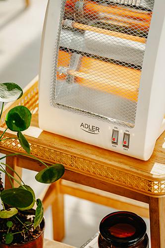 Обогреватель кварцевый инфракрасный 800 Вт 2 уровня мощности Белый - фото 7