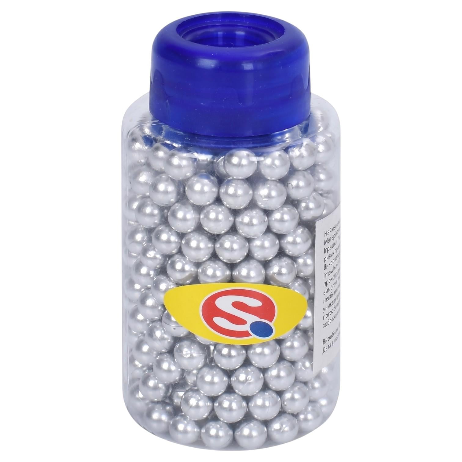Шарики SQU-047 в колбе пластиковые Серый (34149613)