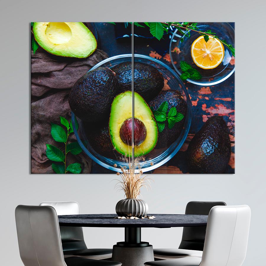 Настенний декор Авокадо Хаас 71x51 см (A463-2)