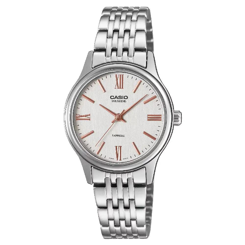 Часы женские Casio BLS-100D-7A сапфировое стекло серебристый циферблат