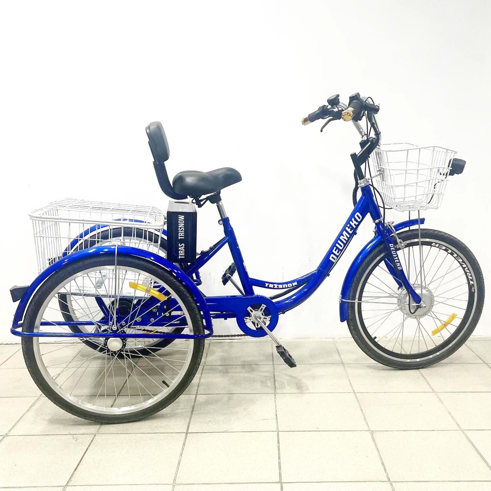Електровелосипед триколісний Tiras DeumekoTrisnow2424 36V/350W 20Ah - фото 2