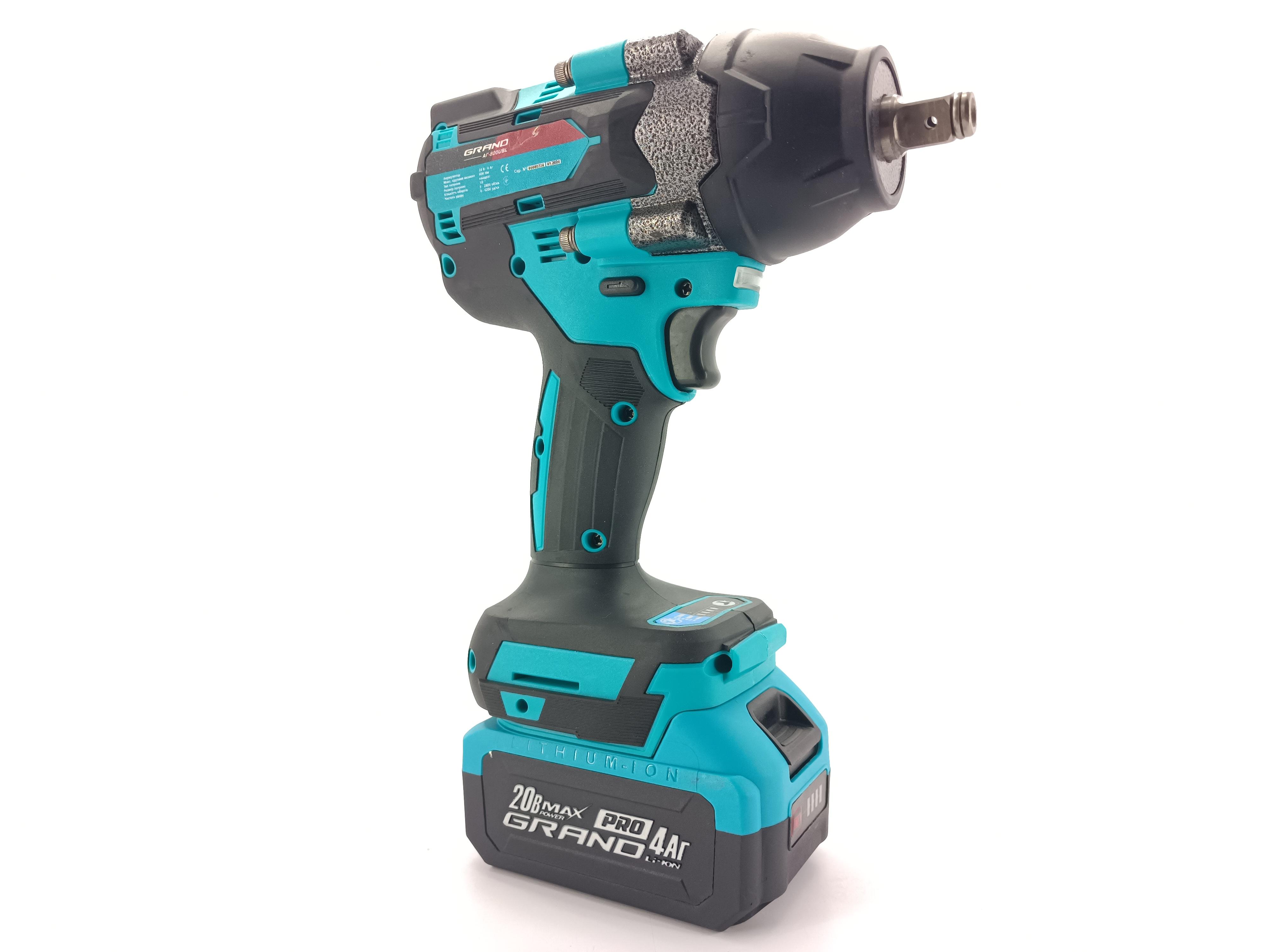 Гайковерт акумуляторний Grand АГ-800UBL - фото 3 Гайковерт акумуляторний Grand АГ-800UBL - фото 3