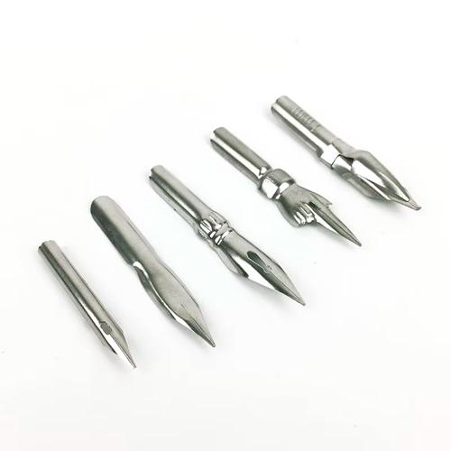 Тримач для пера з 5 перами набір для каліграфії Black (828382) - фото 3