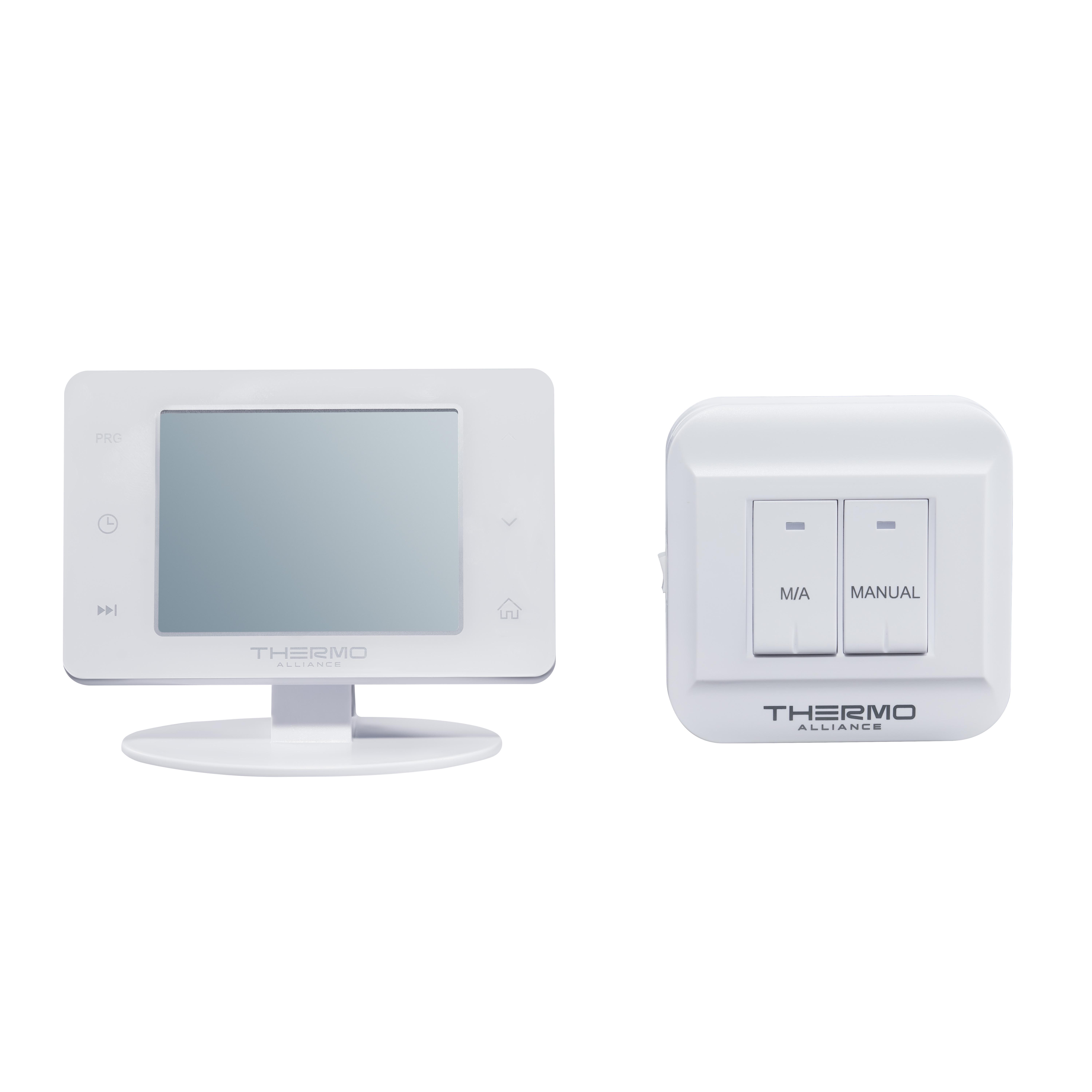 Терморегулятор недельный Thermo Alliance ТА-2701WiFiRF радиоуправляемый сенсорный c WiFi (SD00049330) Терморегулятор недельный Thermo Alliance ТА-2701WiFiRF радиоуправляемый сенсорный c WiFi (SD00049330)