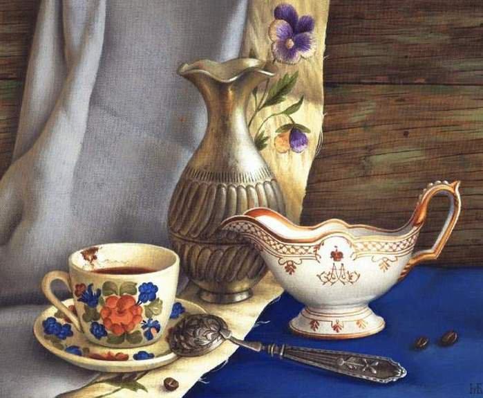 Алмазная мозаика Натюрморт с кофе 50x40 см (DM.162)