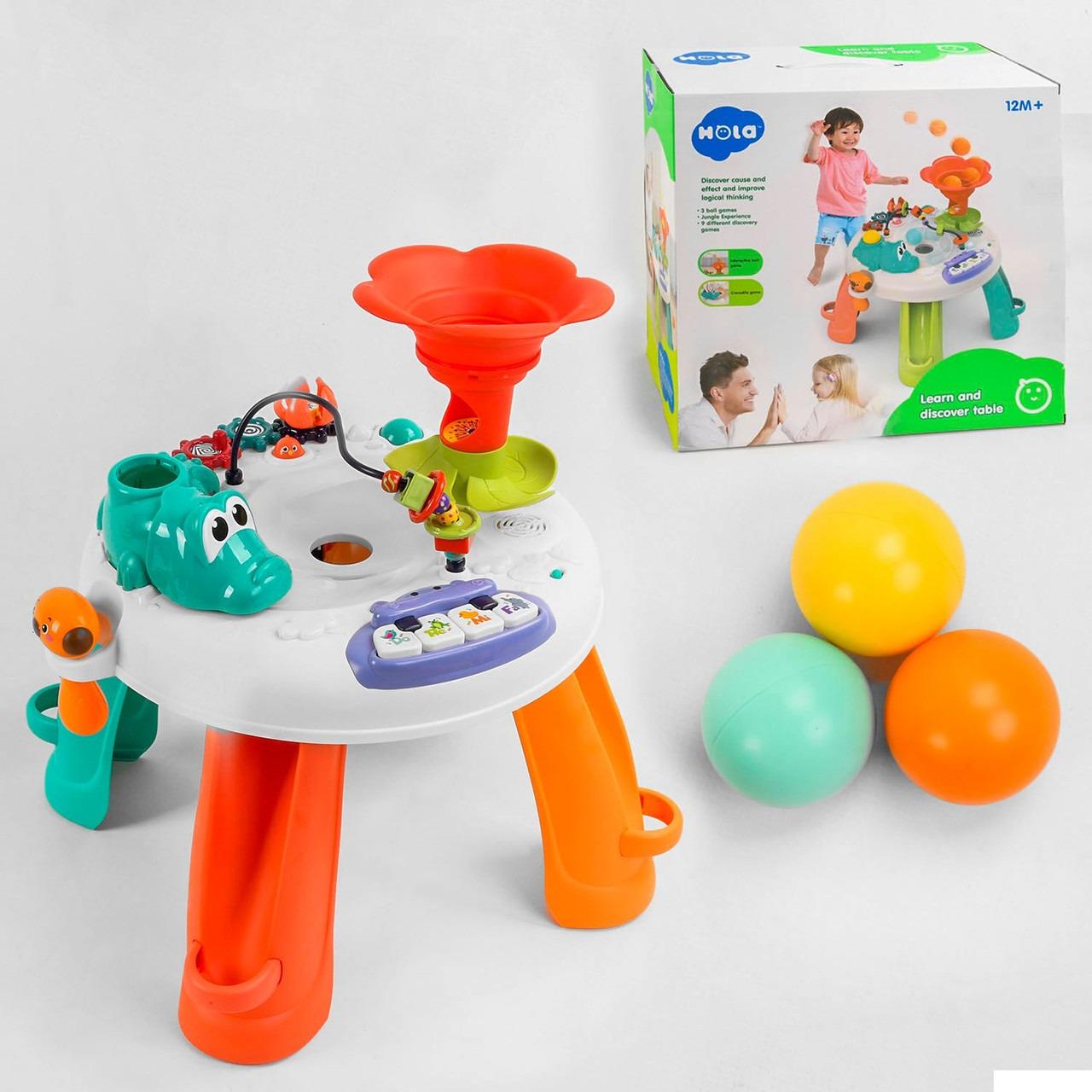 Столик детский развивающий Hola E 8999 музыкальный
