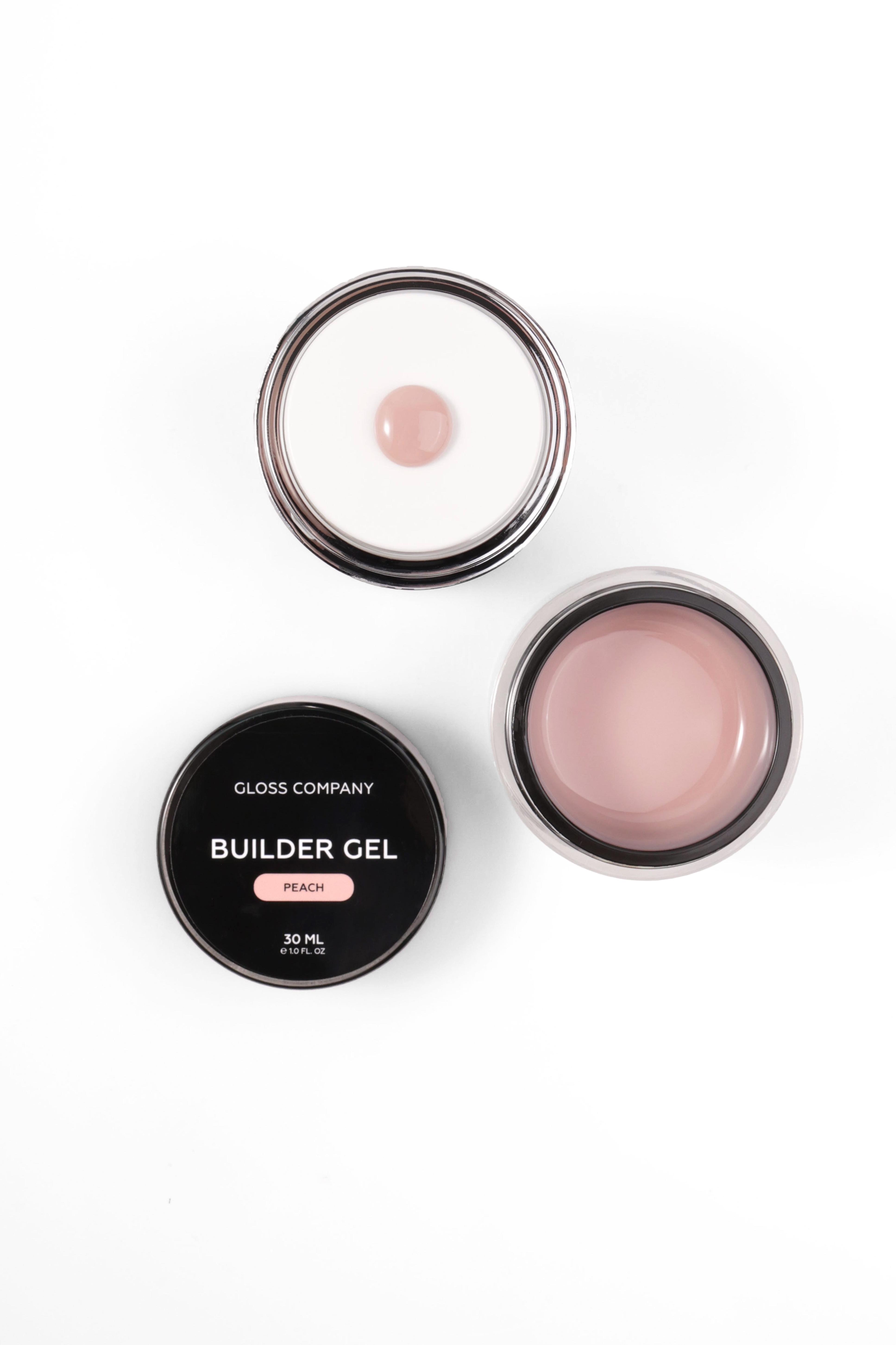 Однофазный гель для наращивания и моделирования ногтей GLOSS COMPANY Builder Gel Peach с помпой 30 мл (748102)