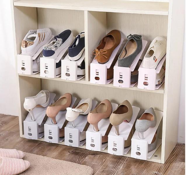 Набір підставок для взуття Shoe Slotz 6 шт. Різнкольоровий (150731) - фото 4 Набір підставок для взуття Shoe Slotz 6 шт. Різнкольоровий (150731) - фото 4