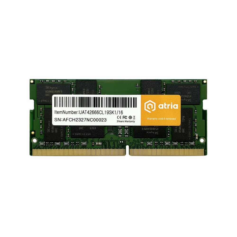 Оперативная память для ноутбуков ATRIA UAT42666CL19SK1/16 DDR4 16 Гб 2666 МГц (579627)