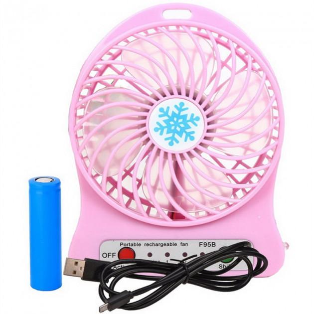 Вентилятор Portable Fan Mini Розовый