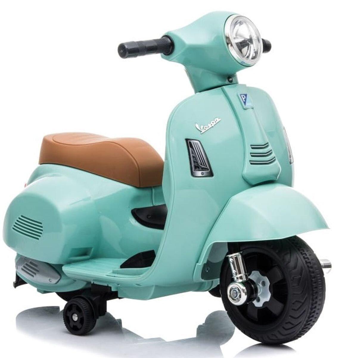 Скутер детский электрический Sun Baby Scooter Vespa Бирюзовый