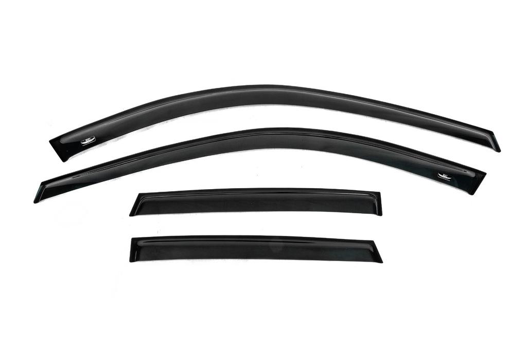 Ветровики HIC для Renault Scenic/Grand 2003-2009 гг. поликарбонат Черный