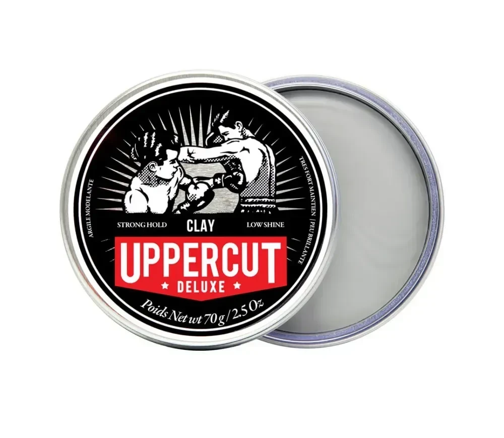 Глина для волос мужская Uppercut Deluxe Matt Clay для укладки с сильной фиксацией и ароматом мята-ваниль 70 г