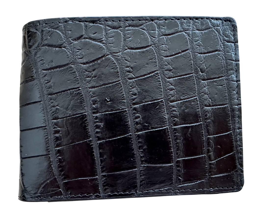Кошелек из кожи крокодила Ekzotic Leather Черный (cw131)