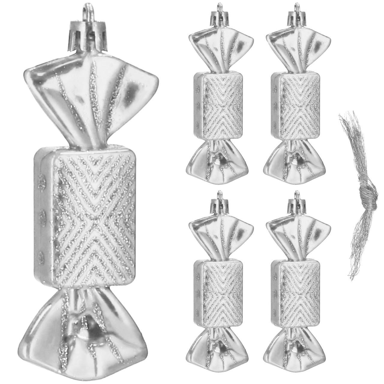 Набір ялинкових іграшок Springos CA0165 8 см 5 шт.