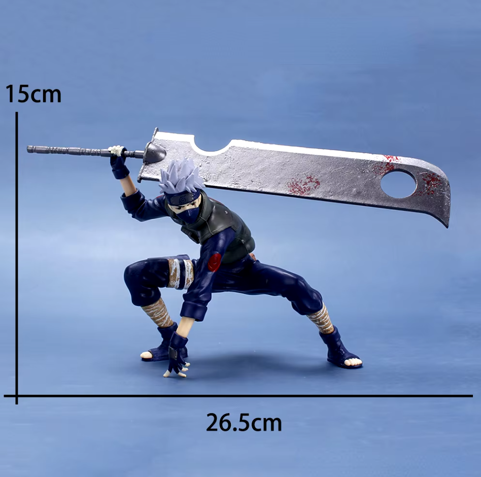 Фигурка Аниме Наруто Хатаке Какаши 15 см - фото 2 Фигурка Аниме Наруто Хатаке Какаши 15 см - фото 2