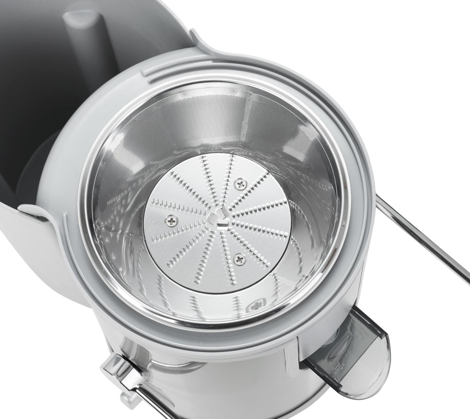 Соковижималка Mesko MS 4126 600W контейнер для соку 450 мл з контейнером для м'якоті 1500 мл Grey (MS4126G) - фото 4 Соковижималка Mesko MS 4126 600W контейнер для соку 450 мл з контейнером для м'якоті 1500 мл Grey (MS4126G) - фото 4