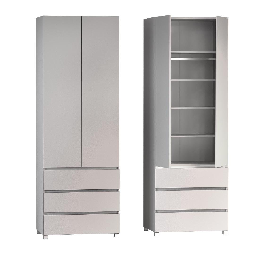 Шафа для одягу Капрі К-823 80x230x52 см Кашемір (01267)