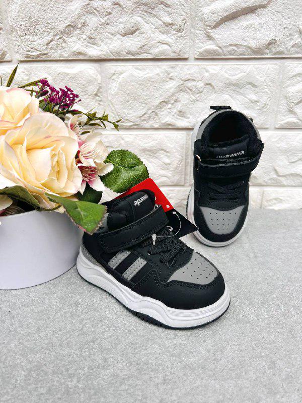 Хайтопи демісезонні для хлопчика Apawwa 1926 р. 22 13,7 см Чорний (1926-1)