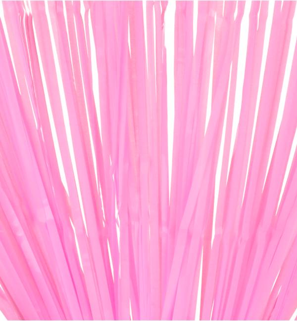 Занавес из дождика для фотозоны 2х1 м Pink