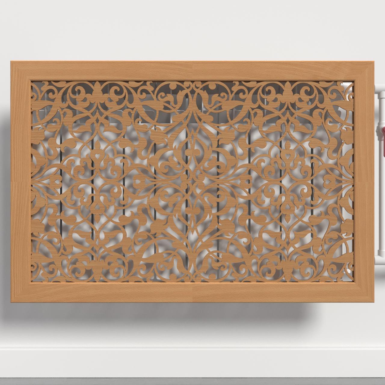 Решетка-экран на батарею SMARTWOOD 1500 мм Бук Бавария (R20095105)